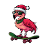 Flamingo Christmas Funny