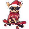 Chihuahua Dog Christmas Funny