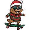Beaver Christmas Funny