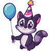 Skunk Birthday Comic Cute