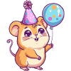 Hamster Birthday Comic Cute