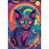 Chat psychédélique