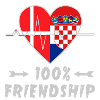 Denmark and Croatia 100% friendship