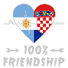 Argentina and Croatia 100% friendship