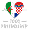 Algeria and Croatia 100% friendship