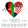 Afghanistan and Croatia 100% friendship