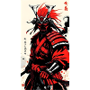 Samurai Red Dragon