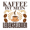 Kaffee Lebenselixier Spruch