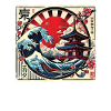 Traditionelle Japanische Pagode,