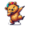 Quokka, Australian Animal, Dabbing