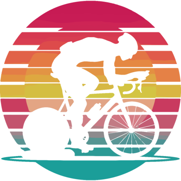 Koszulka "Neon Cyclist - Retro Styl na Trenażerze"