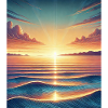 Magischer Sonnenaufgang am Horizont
