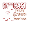Gymnast Power Strength Fearless