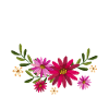 Rhinoceros With Flowers