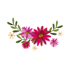Red Panda With Flowers