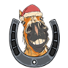 Père Noël Cheval Chevaux Enfants