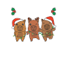 Joyeux Noël Doux Capybara Noël
