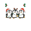 Joyeux Noël Doux Pingouin Noël