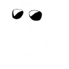 Rottweiler with glasses