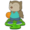 Owl Basketball Player Basketball