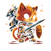 Chat Chevalier et Dragon : Aventure