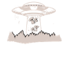 UFO Mushroom Picker Alien Fun