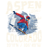 Snowy Mountain Skier