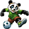 Panda Fussball
