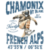 Design Skateboard Mountain Alpine Skiing