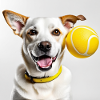 Funny Dog - Tennis Sport