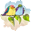 Bunte Vögel