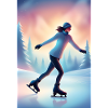 Figure skating woman