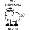 Skeptical sheep