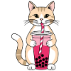 Cat Bubble Tea