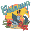 Okinawa Beaches (Halftone Version)