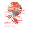 Pêche Synthwave
