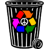 Peace lgbt sign - peace sign