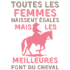 Femme cheval équitation