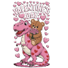 T. Rex Saint-Valentin