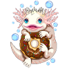 Axolotl Donut Snaxolotl