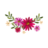 Seahorse With Flowers