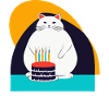 Cat celebrates fifth birthday