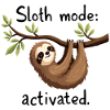 Sloth Mode Activated: Hanging Sloth Art