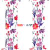 Personalisierter Blumenbuchstabe h - Geschenkidee