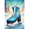 Wintery figure skating hobby