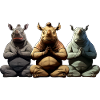 Yoga Rhinoceros