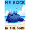 My rock in the surf