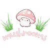 mushroom cute comic
