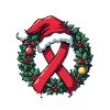 Rubans De L’Espoir Aide-conscience-Noël