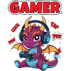 Gaming Fans Dragon Gamer Kids